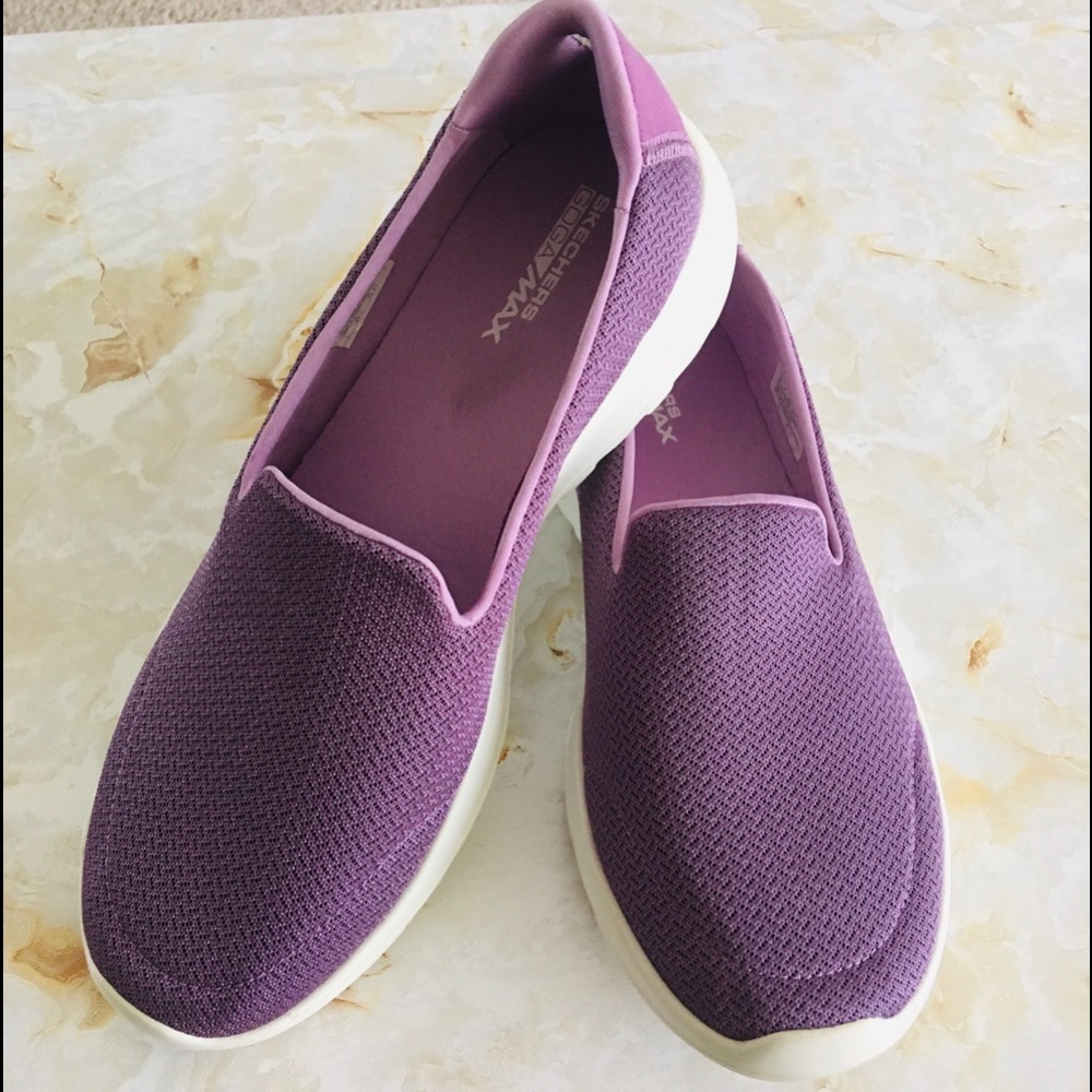 Purple Sketchers Go Walk Sneaker shoes sz 10